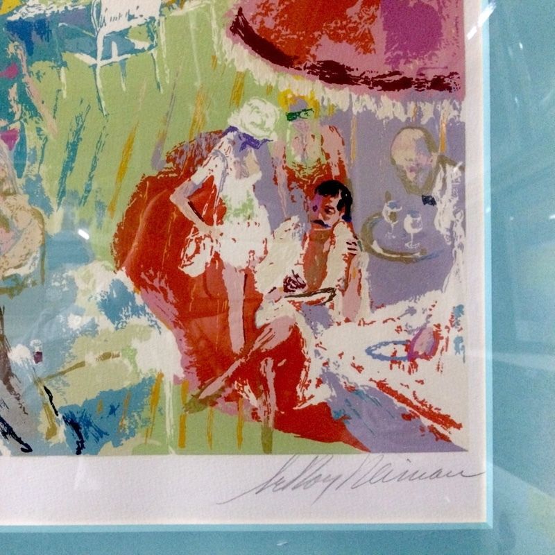 リロイ・ニーマンLeRoy Neiman / ドゥービルの海岸 シルクスクリーン