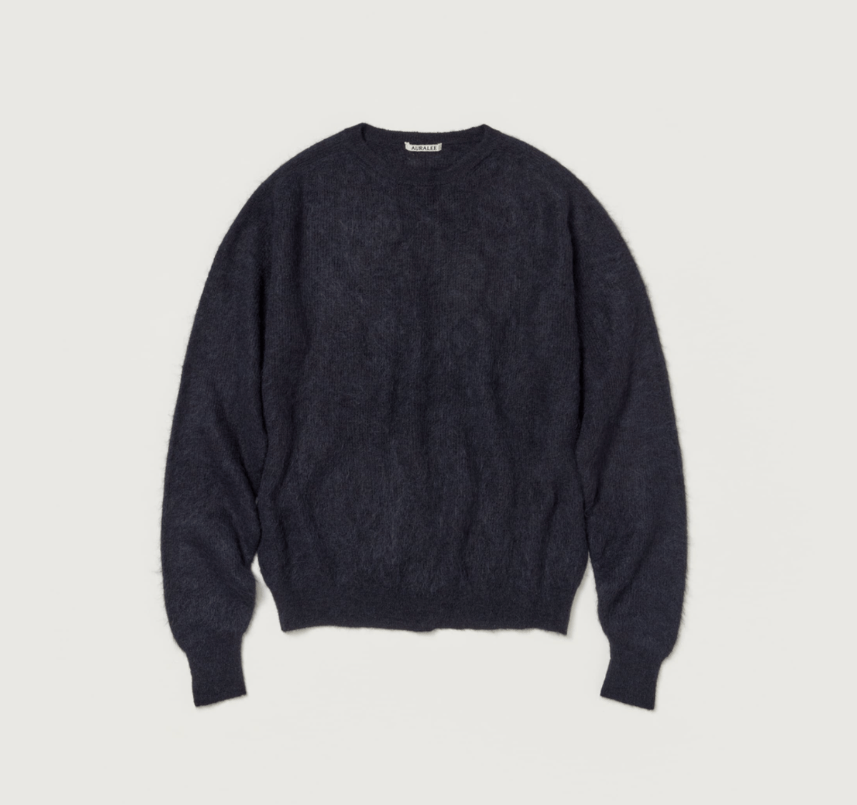 AURALEE BABY SURI ALPACA SHEER KNIT P/O | Less