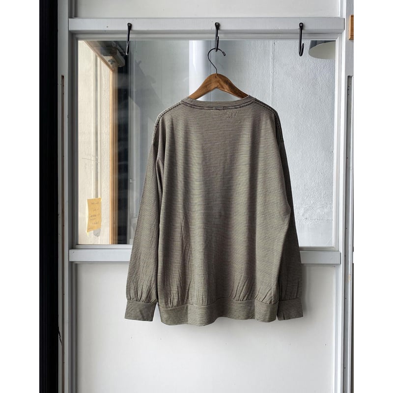 COMOLI ウール天竺 長袖クルー | Less Higashikawa