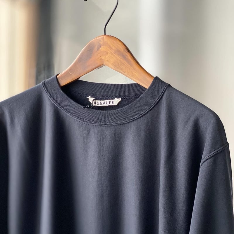 AURALEE ELASTIC HIGH GAUGE SWEAT P/O | Less H