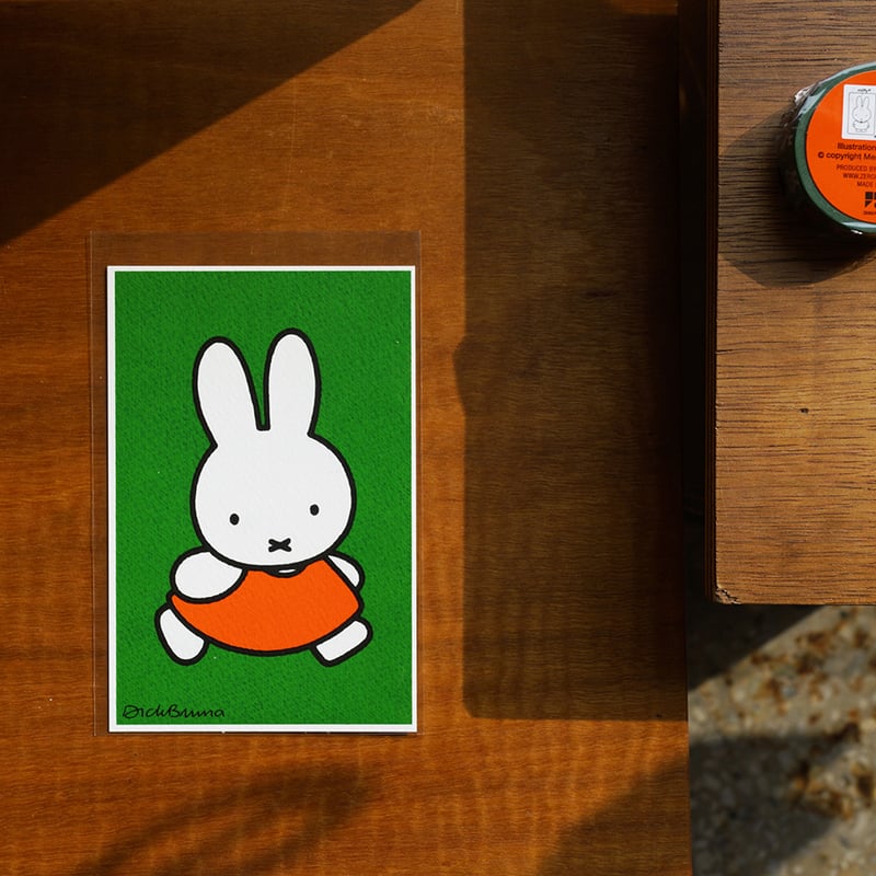 HEDGEHOG | Miffy Silkscreen postcard | ZERO PER