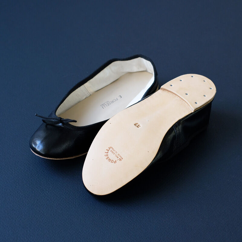 Porselli ポルセリ バレエシューズ ブラック | porselli ポルセリ