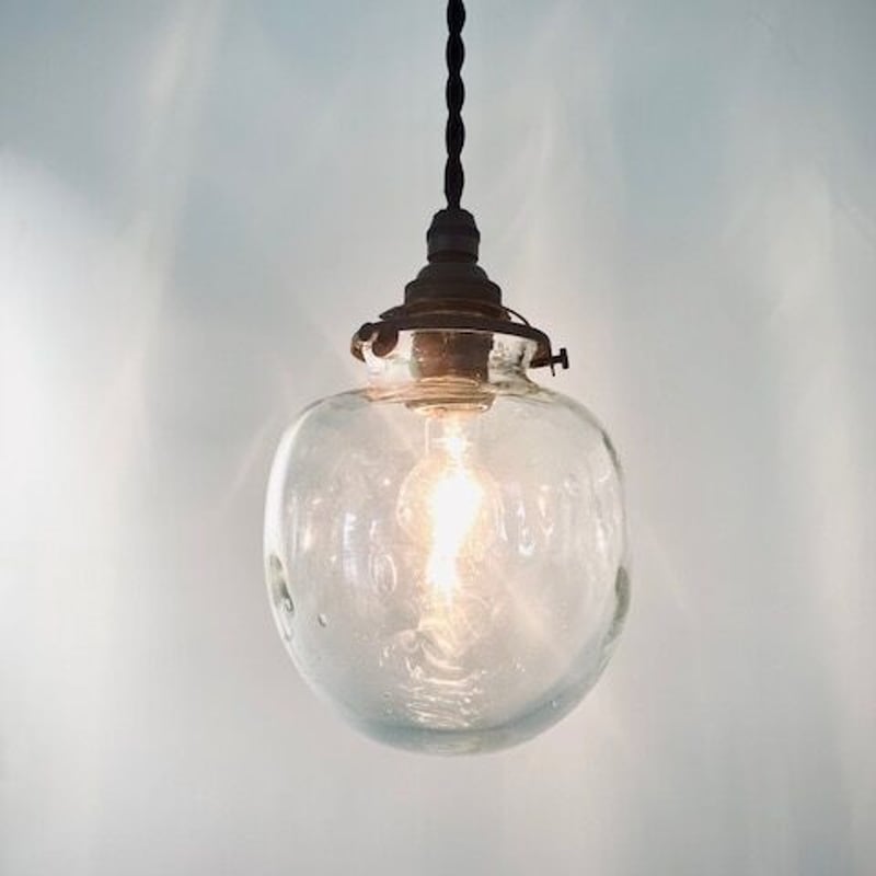 おおやぶみよ＿ランプシェード（丸）スピカ コード/ブロンズ | HIZUKI