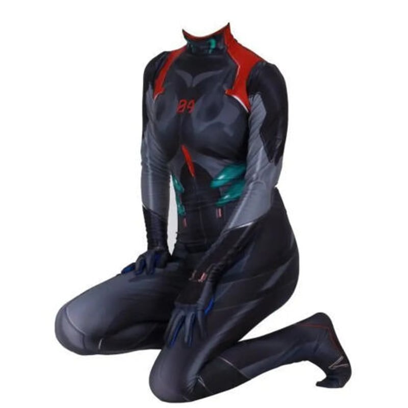 綾波レイ コスプレ 衣装 プラグスーツ 黒 S～XXXL エヴァンゲリオン