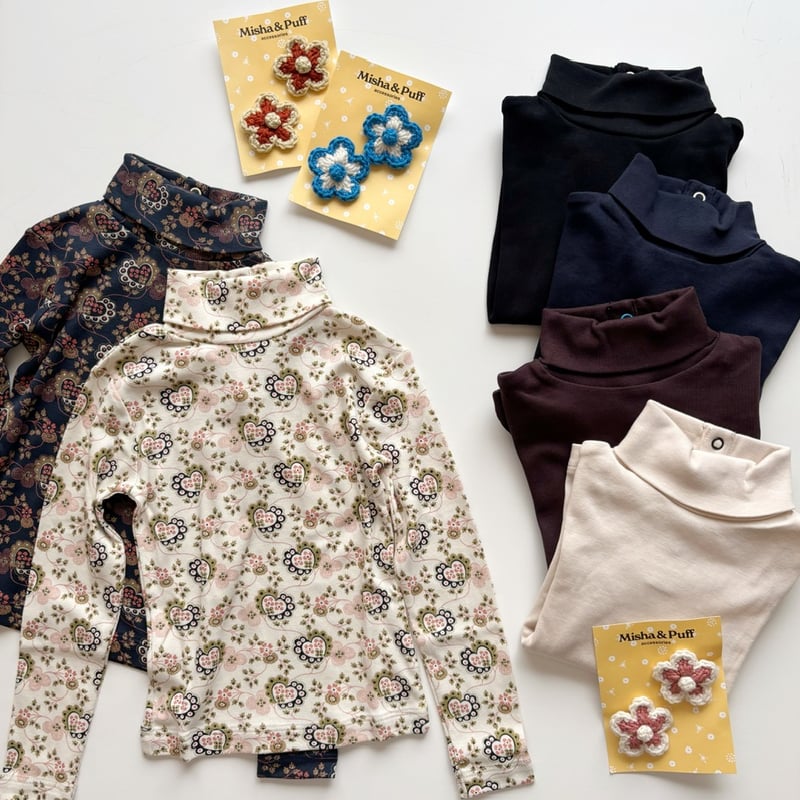 Misha & Puff Turtleneck - Galaxy Calico Hearts