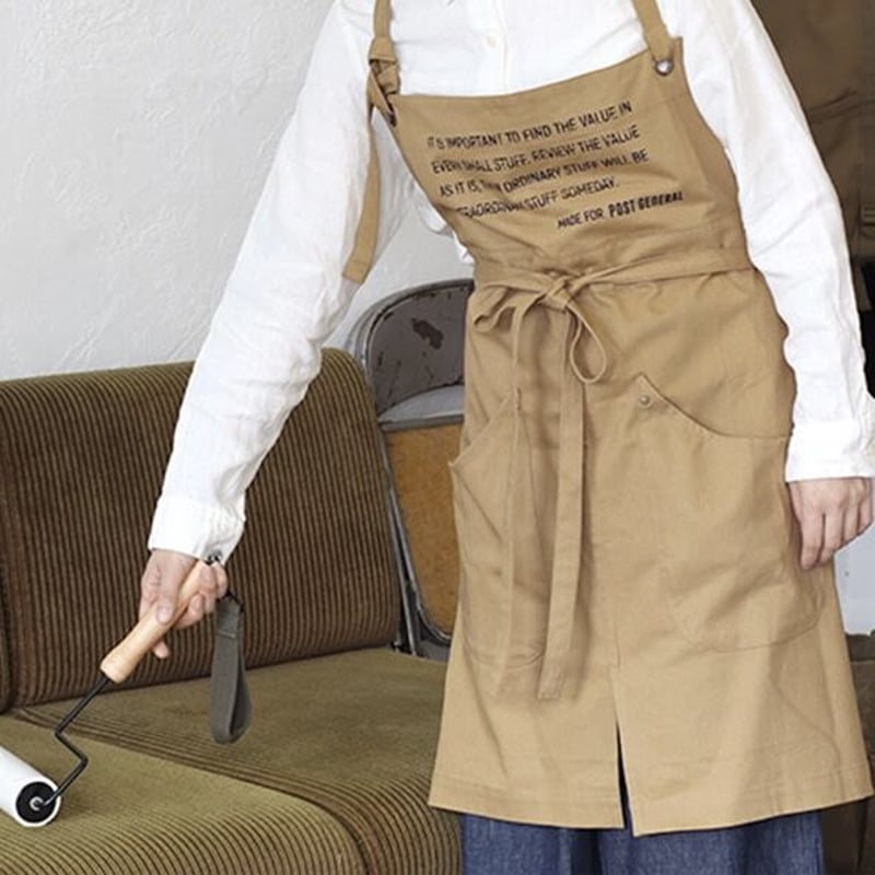 メンズライクなビンテージ風 ワークエプロン / WORK APRON 421