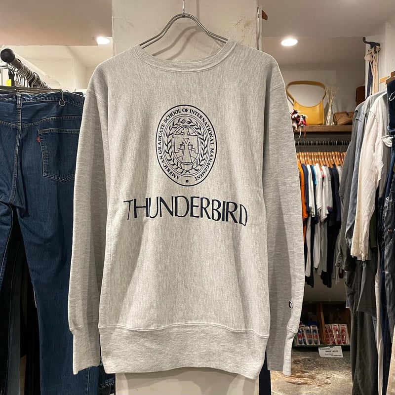 90s Champion リバースウィーブ reverse weave サンダーバード国際経営