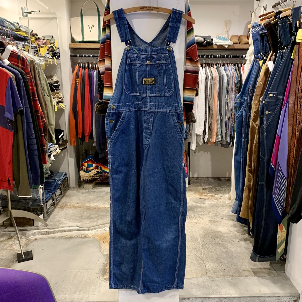 60s WASHINGTON DEE CEE デニム オーバーオール USA製 (S2193)