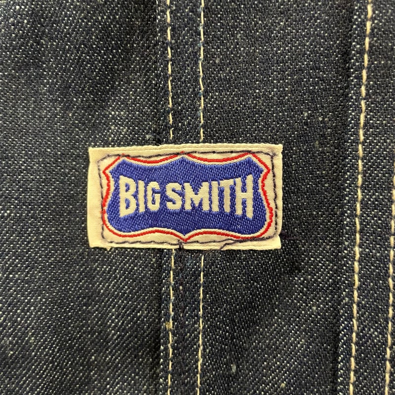 70s BIG SMITH デニムオーバーオール DEAD STOCK USA製 70年代 ビ