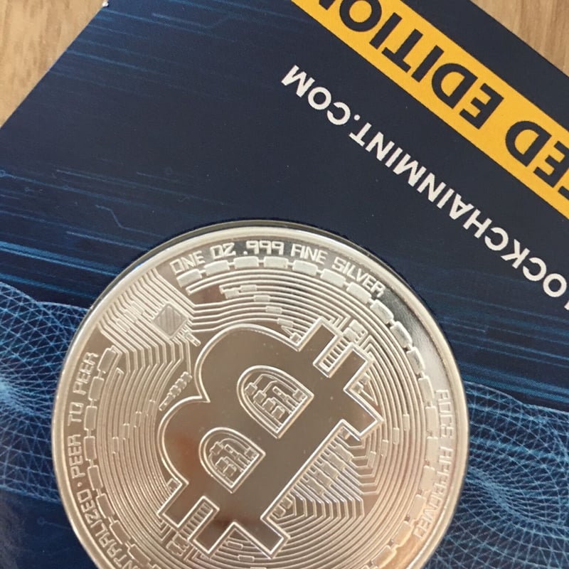 ビットコイン プルーフ版 チャド共和国 CFAフラン 1オンス 銀貨