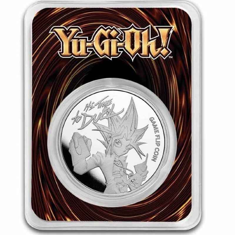 25周年記念版】遊戯王 武藤遊戯 ニウエ国 1オンス 2ドル銀貨 シルバー