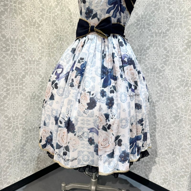 Triple*fortune】ヴィクトリアローズジャンパースカート(リボン