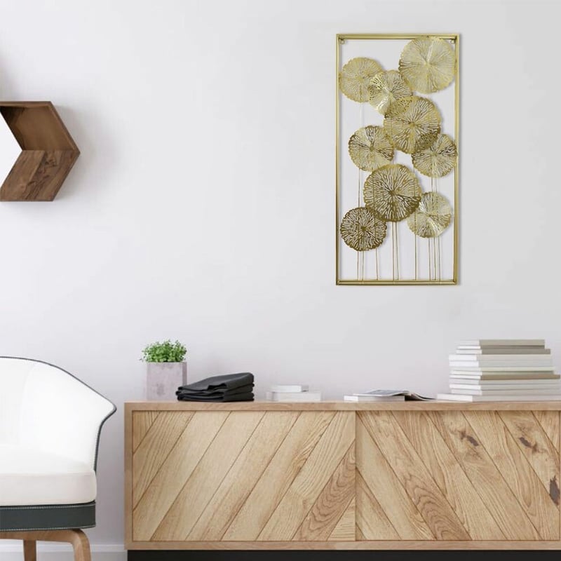 ウォールアート アートパネル アイアン 壁掛け 壁飾り ロータス