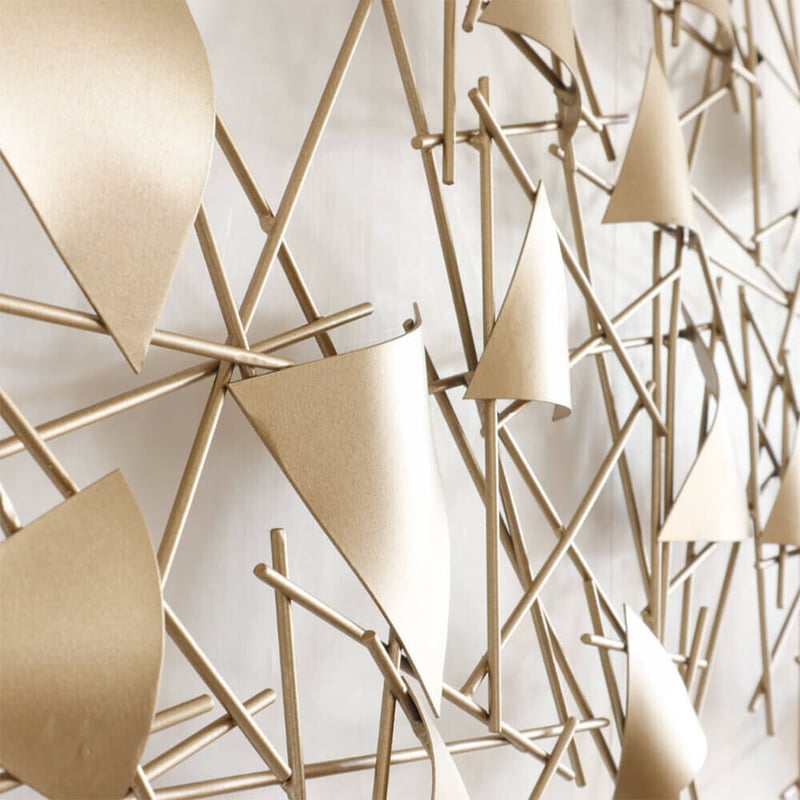 ウォールアート アートパネル アイアン 壁掛け ゴールド 壁飾り