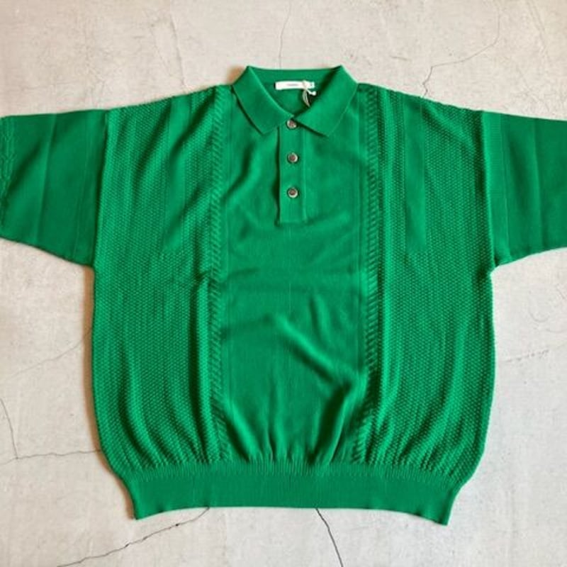 YASHIKI】TSUBOMI KNIT POLO | sunday people