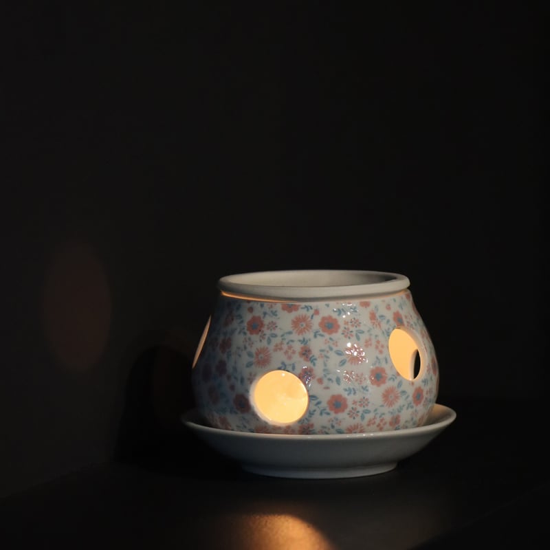 茶香炉 リトルフラワー | 和食器通販 有田焼 山忠｜おしゃれでモダンな