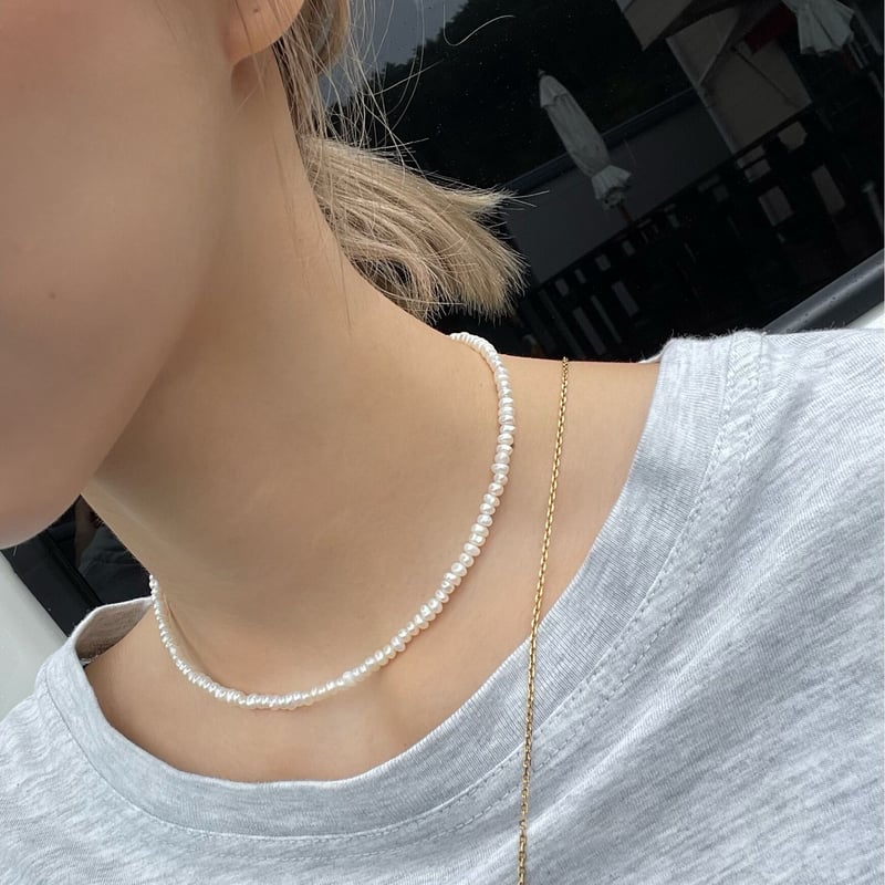 ミニパールネックレス | LAROIS