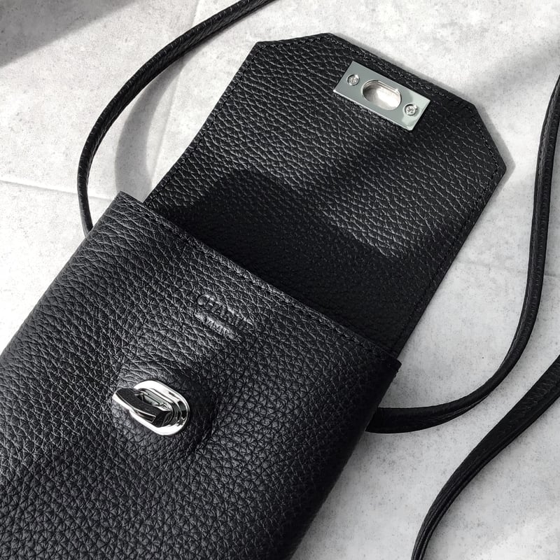 richesse ポシェット】ブラック /金具シルバー | CHARME