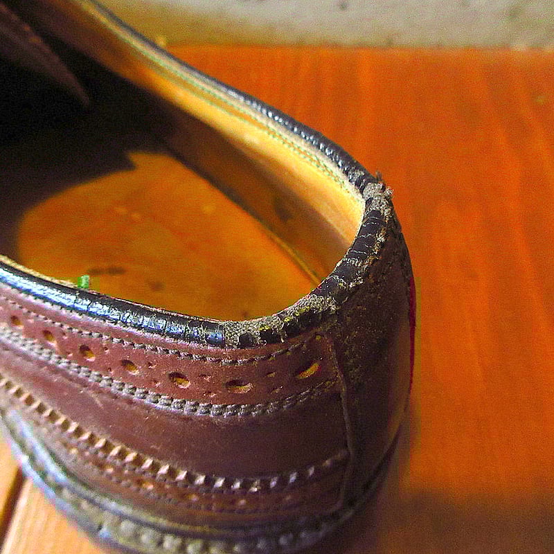 ビンテージ70's○FLORSHEIM IMPERIALコードバンウイングチップシューズ