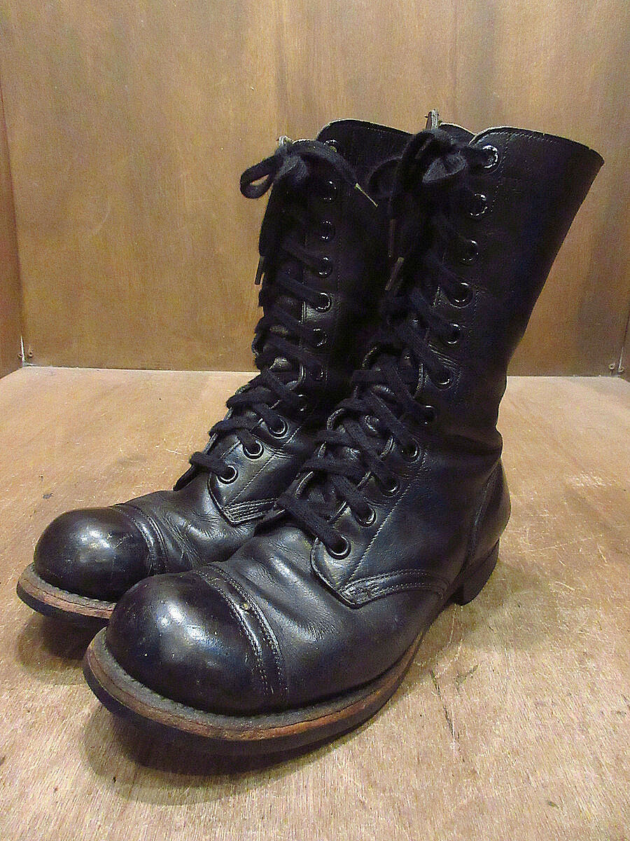 ビンテージ60's○U.S.ARMYコンバットブーツ黒size 8 1/2 R○221102i