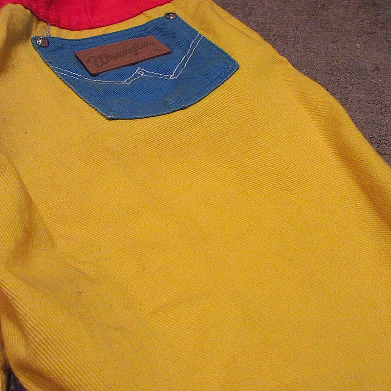 ビンテージ70's○Peter Max × Wranglerクレイジーパターンショーツsize
