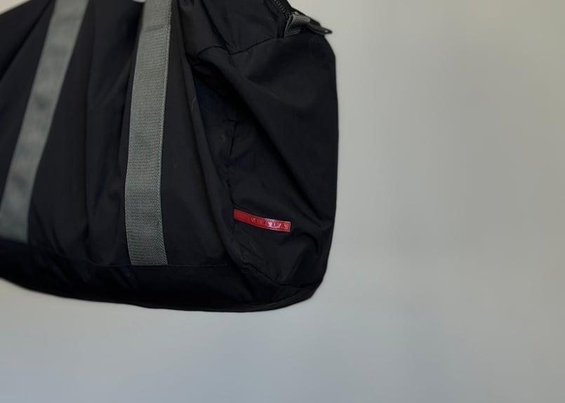 90-00s prada sports nylon bag black | weekend t