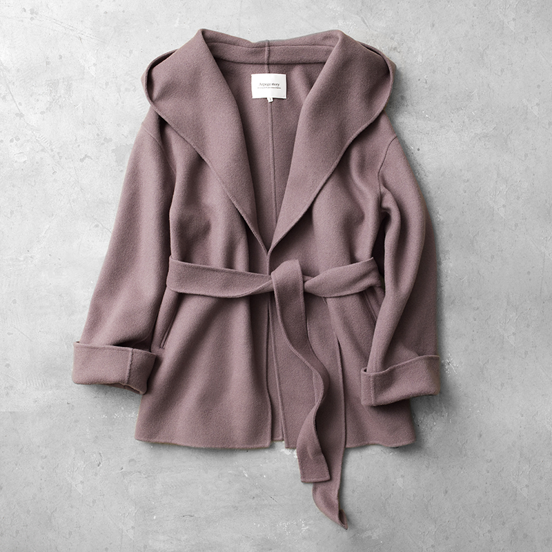 ミモレ別注】アルページュストーリー フードリバーミドルコート | mi