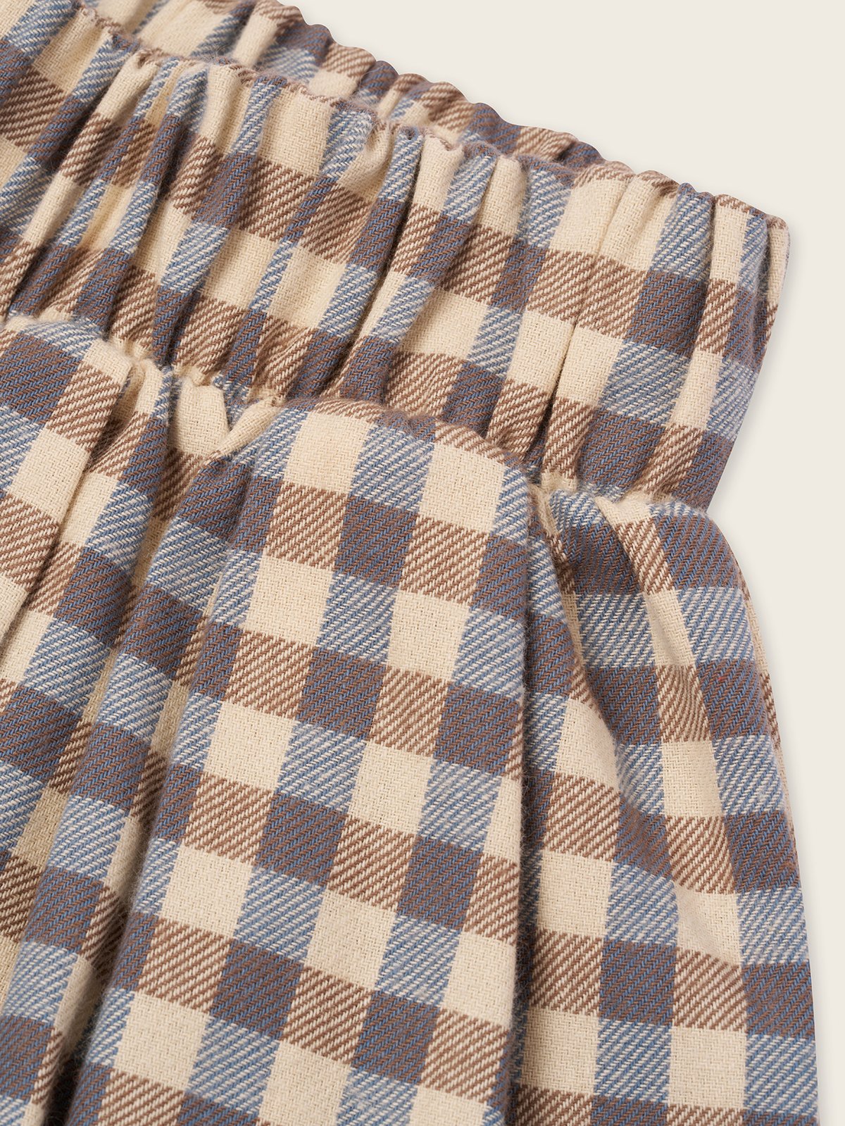 organic zoo】Shoreline Gingham Lodge Pants | lana