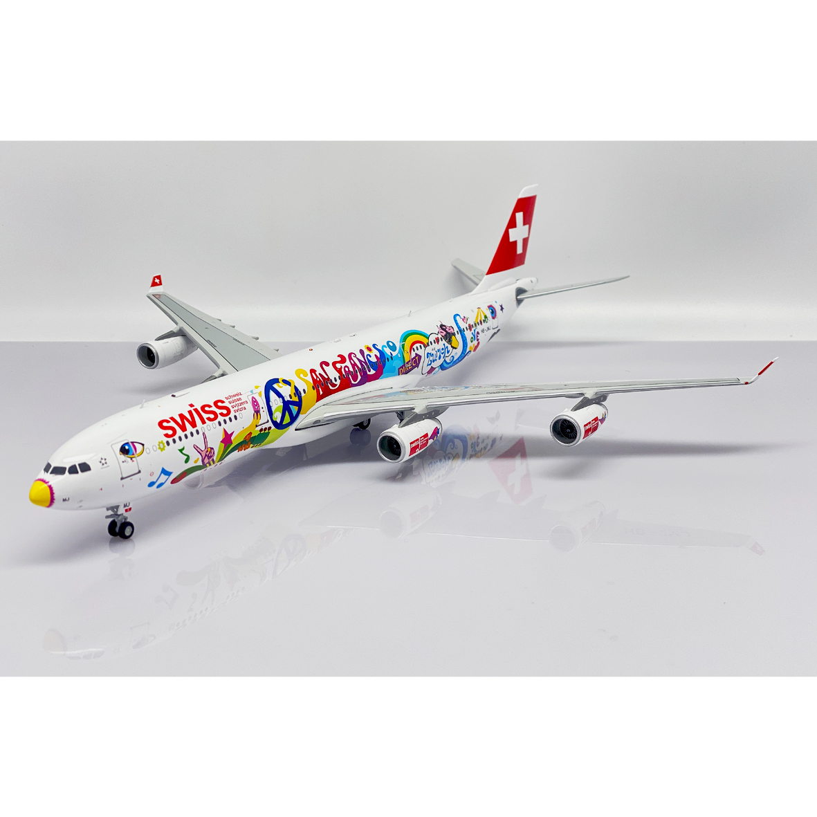 1/200 A340-300 スイス国際航空「San Francisco特別塗装機」