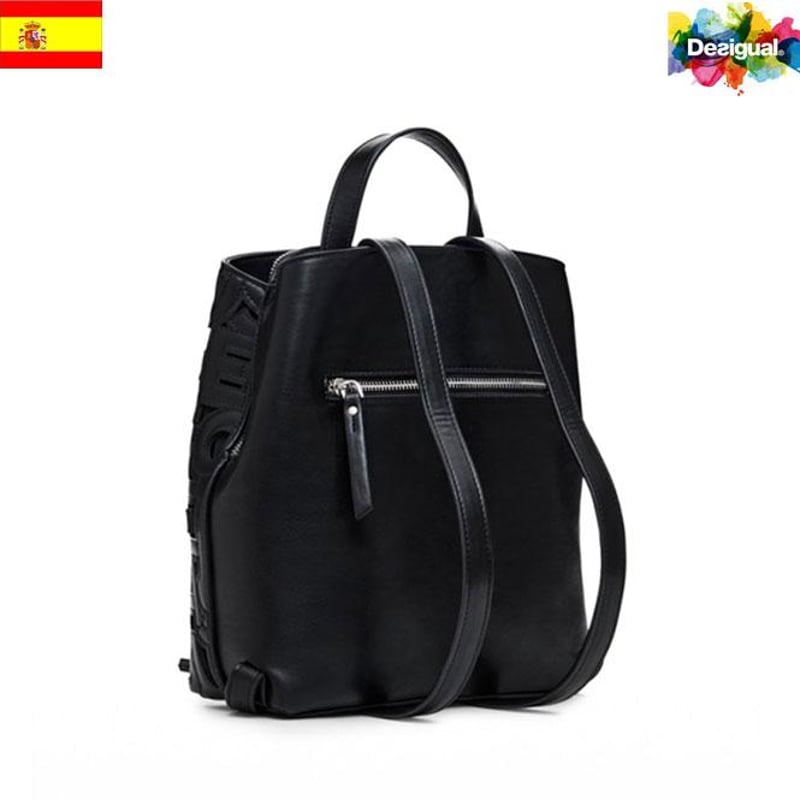 Desigual デシグアル 英字ロゴレターパンチングバックパック 25SAKP47