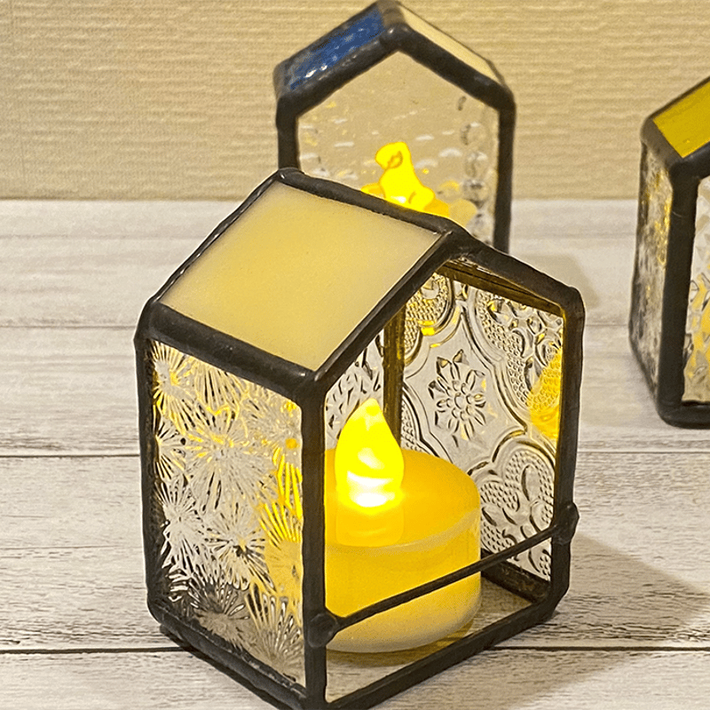 ステンドグラス LEDキャンドルホルダー | 作家作品の発表・販売の場