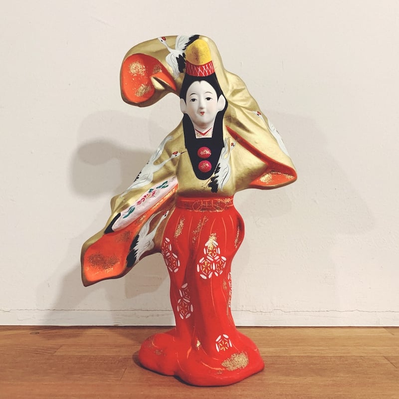 市原土人形・後藤久美『白拍子』 | 象々の郷土玩具