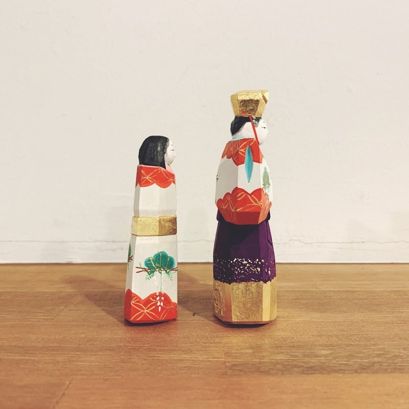 奈良一刀彫・大林杜壽園『立雛』 | 象々の郷土玩具