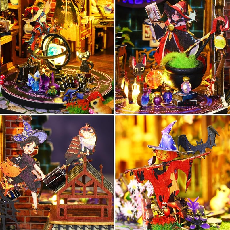 Spilay DIY magic diy house ミニチュア ドールハウスキット Magi