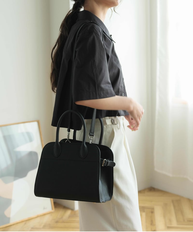 SIDE BELT BOSTON BAG middle | JISTORY