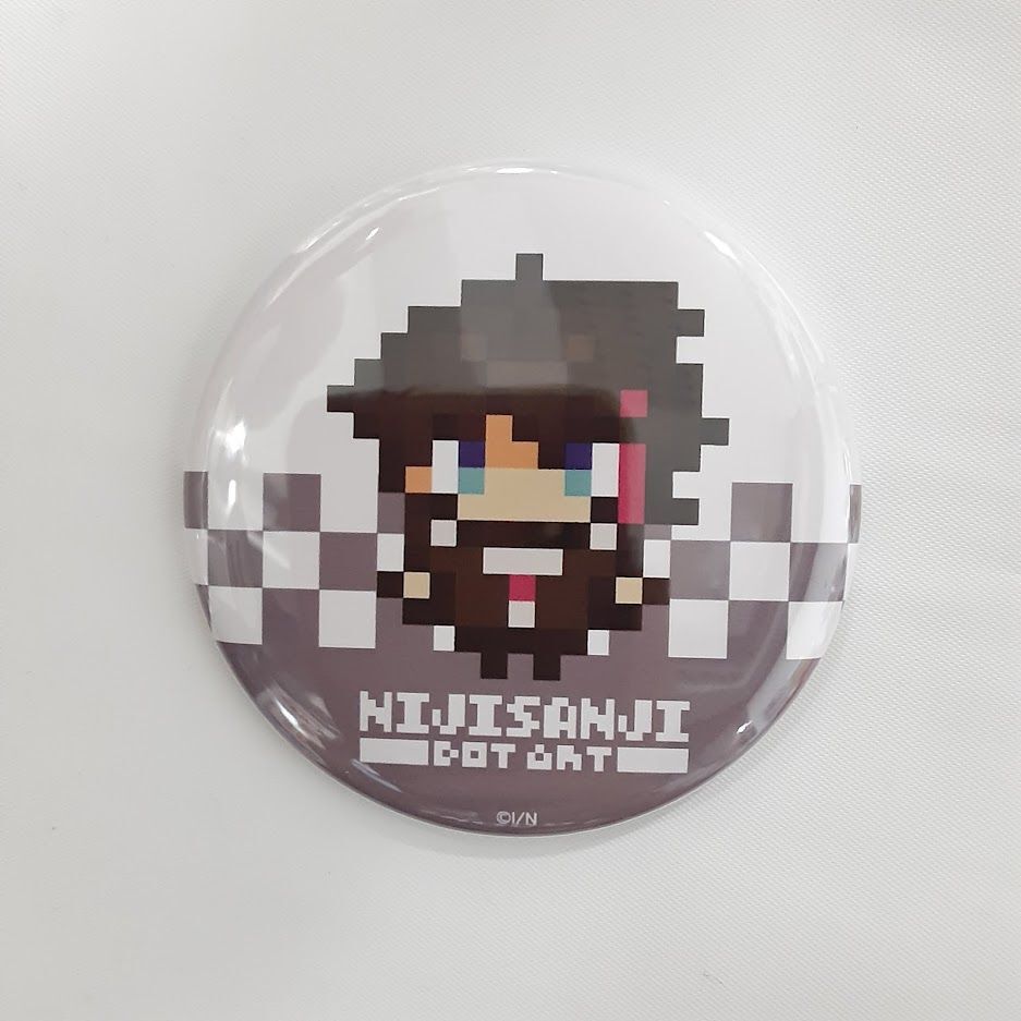 にじさんじ 三枝明那 にじさんじドットアートグッズ 缶バッジ | K