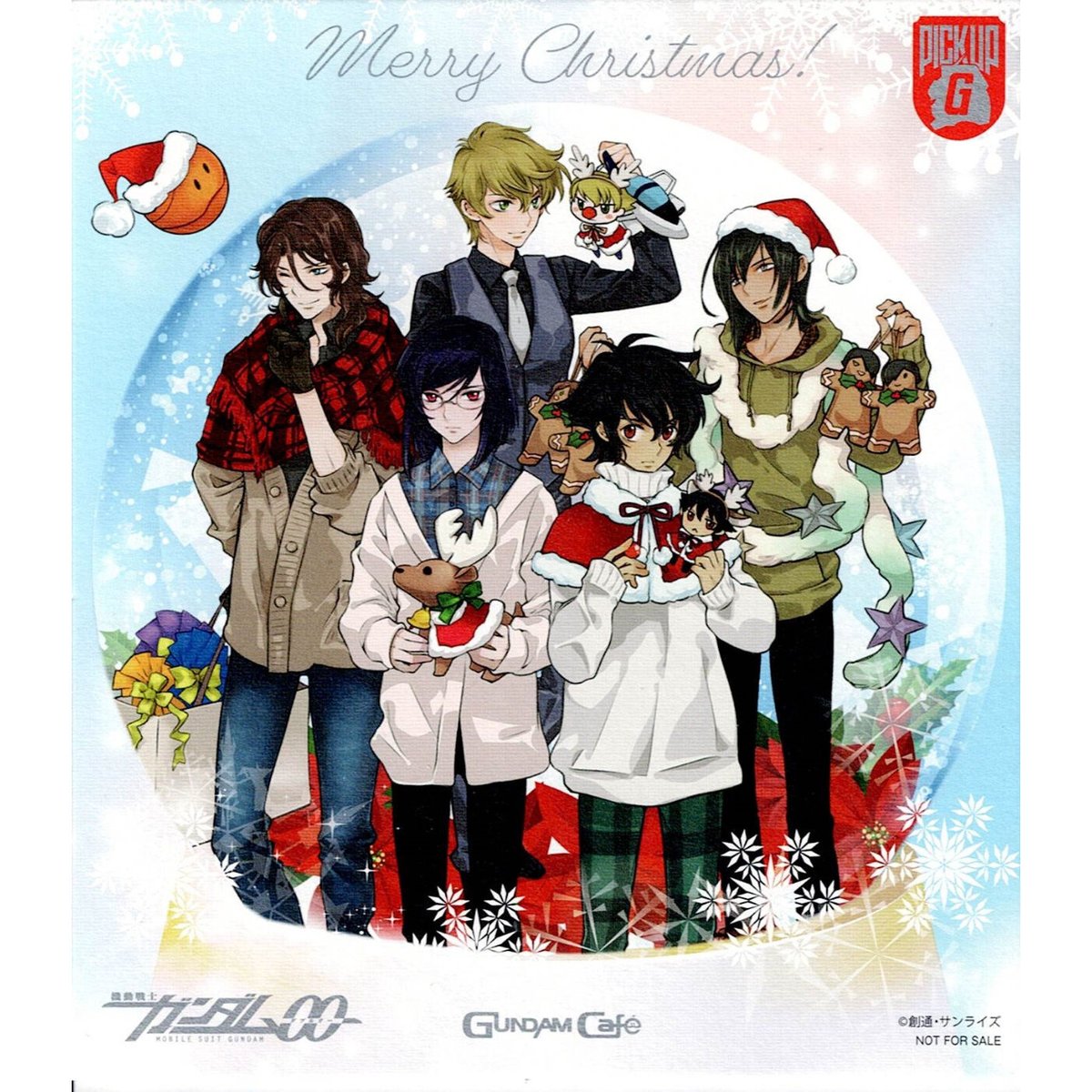 ガンダムOO』 集合 ガンダムカフェ ミニ色紙風 コースター | K-BOOKS