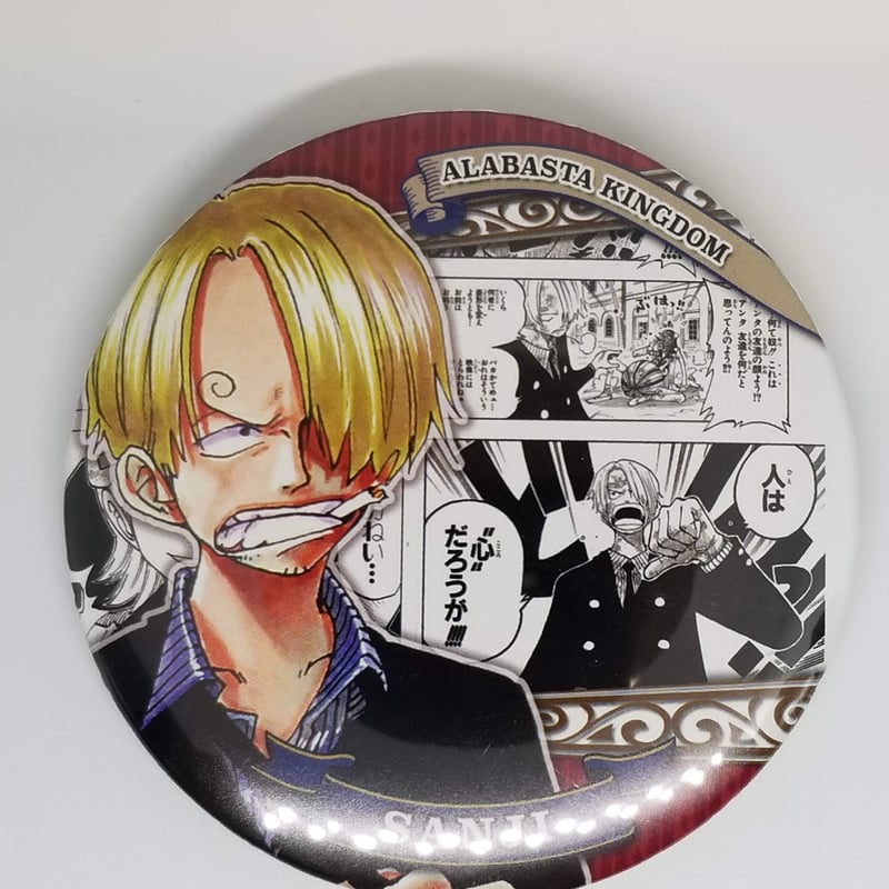 キズ有】ONE PIECE サンジ コレクション缶バッジ“HEROES