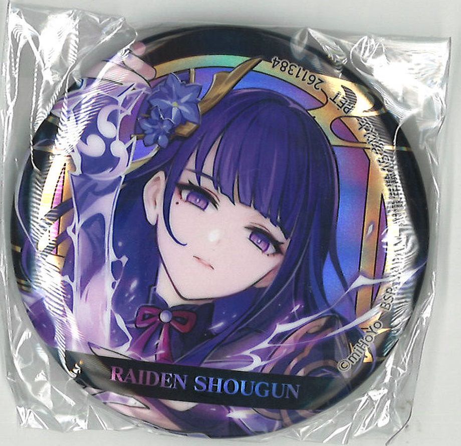 原神 雷電将軍 ホログラム缶バッジ 稲妻城 | K-BOOKS 秋葉原