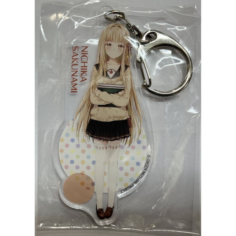 温泉むすめ 作並温泉案内所限定コラボ 作並日果アクリルキーホルダー