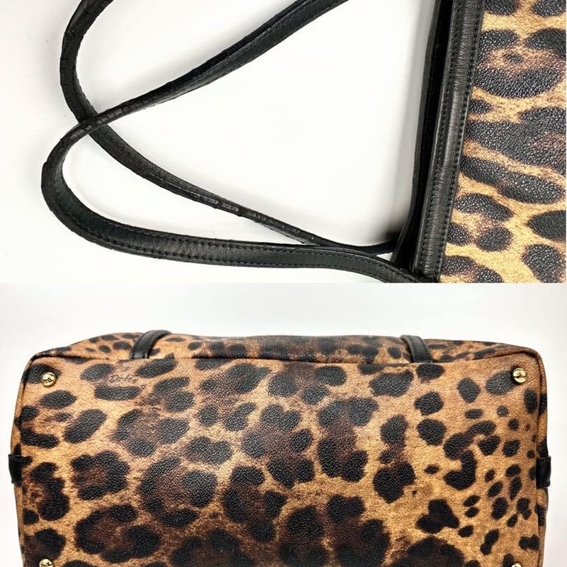 ドルチェアンドガッバーナ トートバッグ 肩掛け ヒョウ柄 レオパード