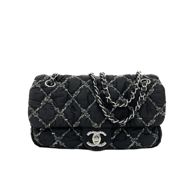 CHANEL マトラッセ ナイロン パリビザンス チェーンショルダーバッグ