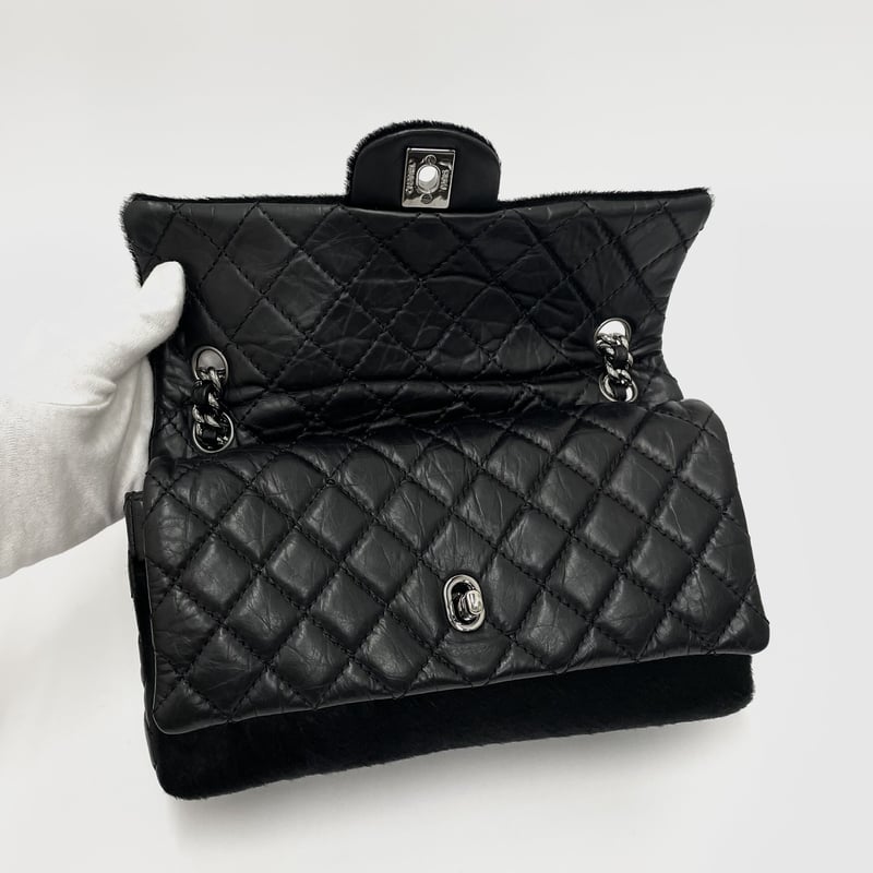 CHANEL 希少美品 マトラッセ Wフラップ チェーンショルダーバッグ