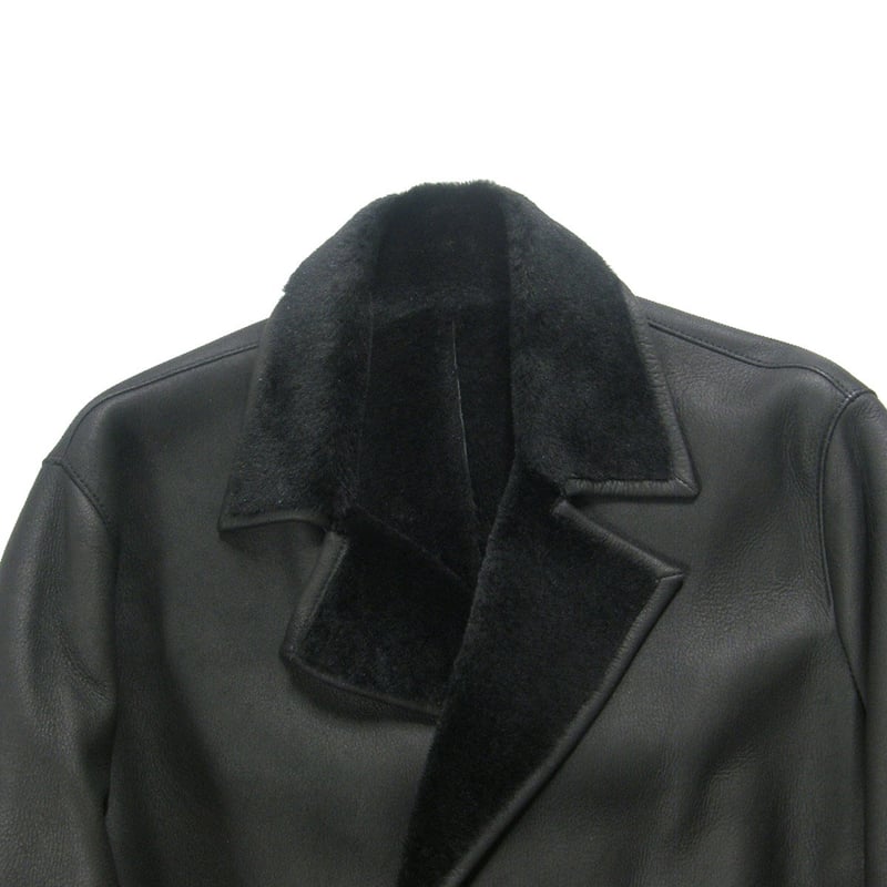 DKNY ／ ダナキャランニューヨーク 羊革 リバーシブル コート ムートン