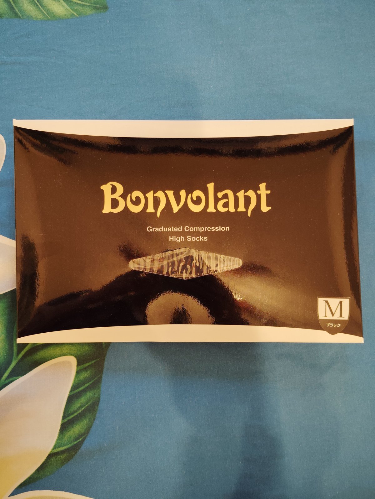 Bonvolant ボンボラン 着圧ソックス 段階圧縮ソックス ハイソックス