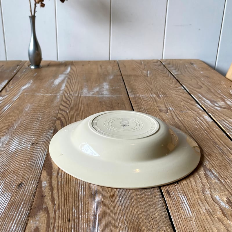 DIGOIN Sarreguemines スープ皿 22.5cm フランスアンティーク | O