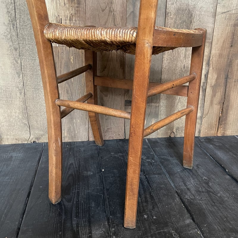 ラッシュシートチェア フランスアンティーク ⑰-1 | OGISHIMA COFFEE