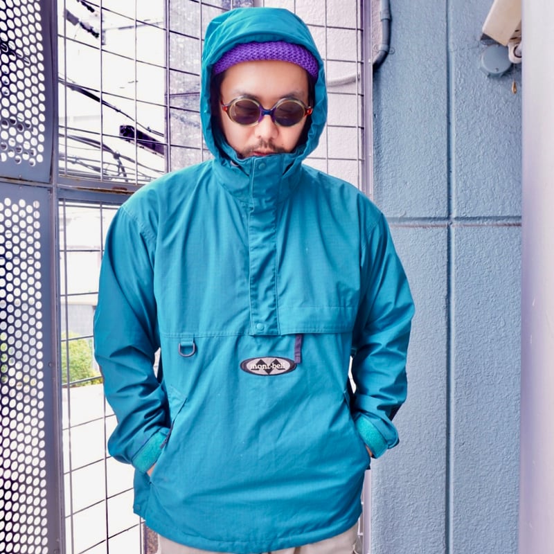old mont-bell oval logo hot style anorak | HIGE