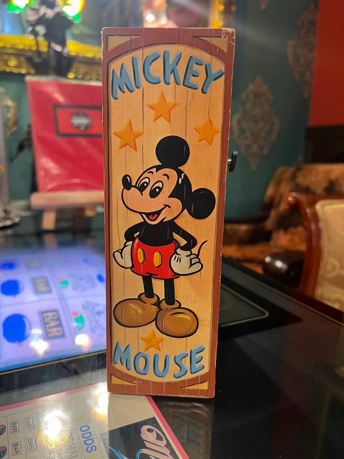 ジャンク品】ミッキーマウスのオルゴール | アンティーク家具と喫茶