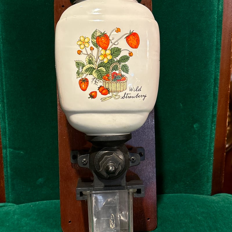 昭和レトロ 壁掛けコーヒーミル | アンティーク家具と喫茶キャバレーの